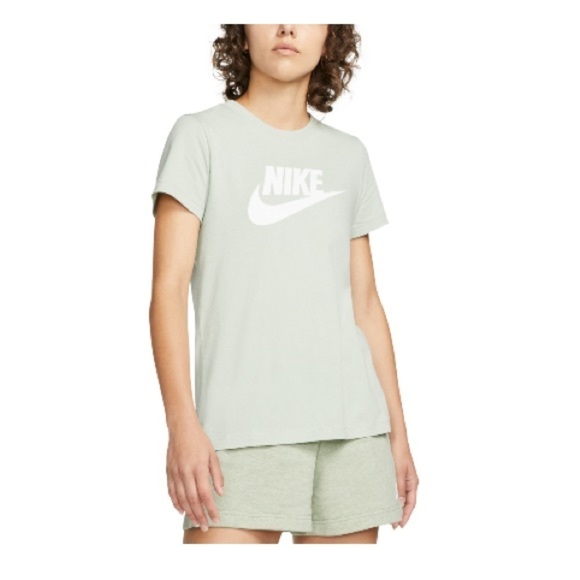 NEW Nike Womens Sportswear Club Essentials Tee Green XL T-shirt - Picture 8 of 11